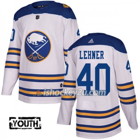 Børn NHL Buffalo Sabres Trøje Robin Lehner 40 2018 Winter Classic Adidas Hvid Authentic